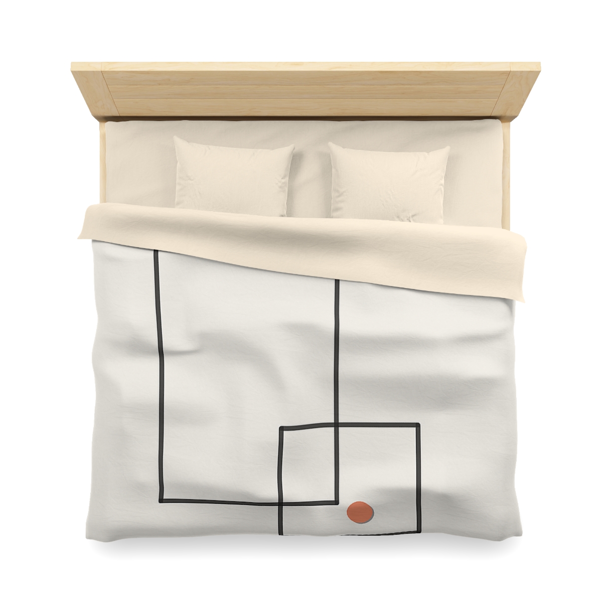 Offset Frame And Quiet Arc unique patterned duvets