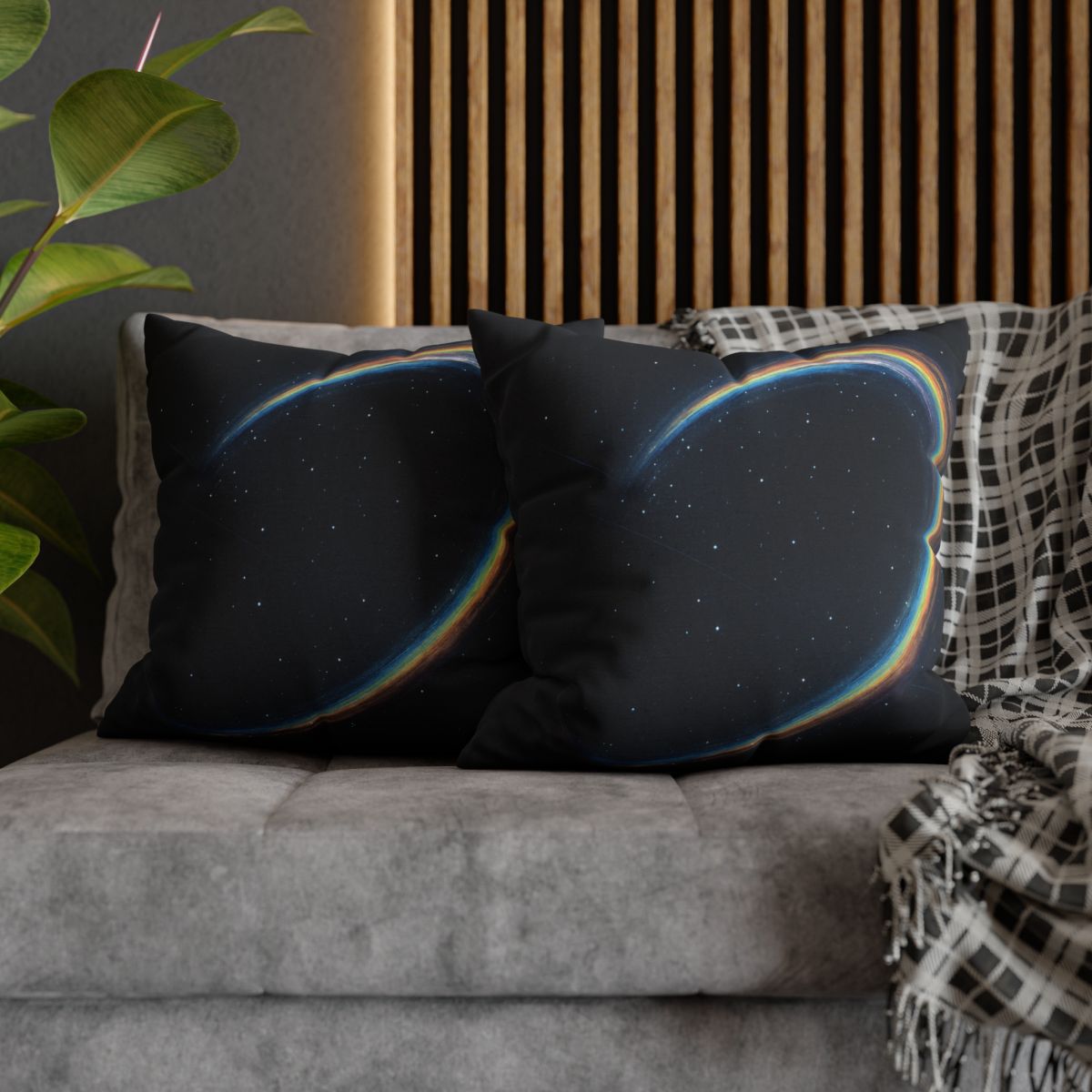 Prismatic Gravity Lens Drift personalized pillow covers