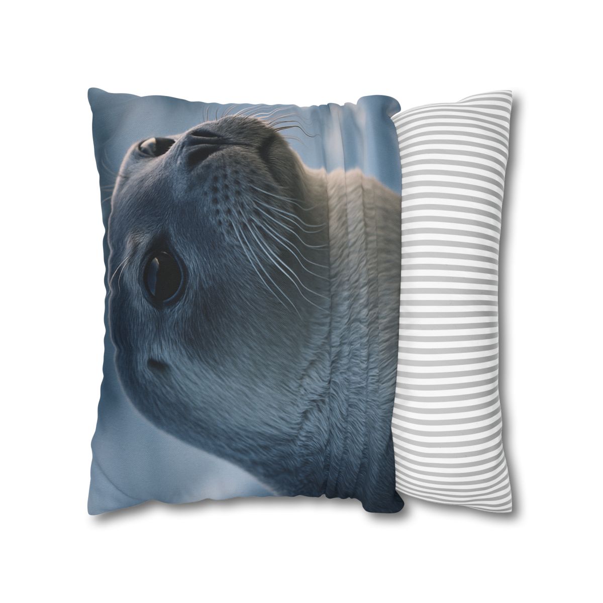 Moonlit Gaze Harp Seal custom pillow cases