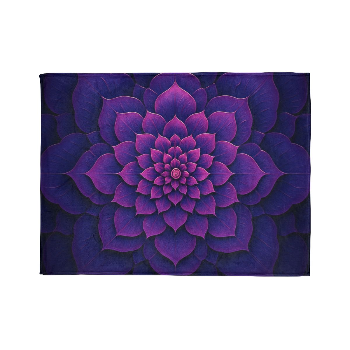 Bloom Ripple Mandala stylish throw blankets