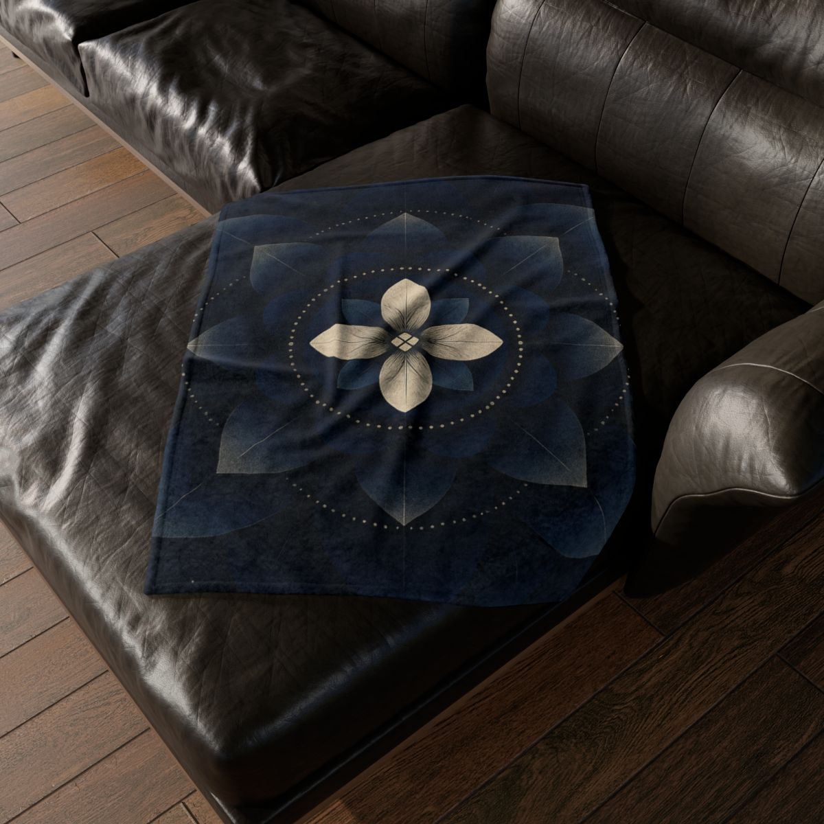 Petal Eclipse Mandala decorative home blankets