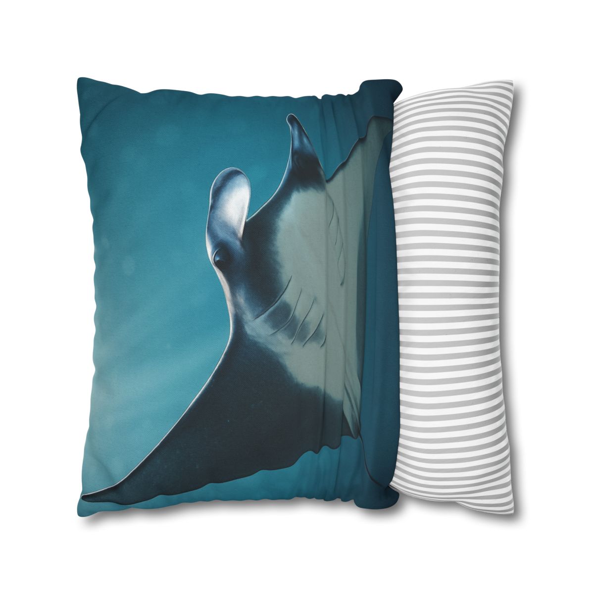 Starlit Surge Manta Ray designer print pillow cases