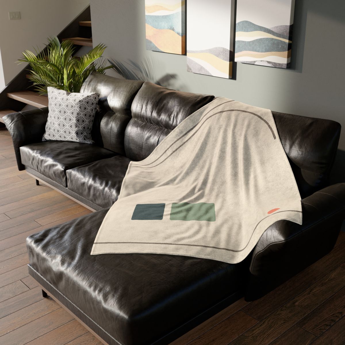 Open Frame With Sliding Arc stylish throw blankets