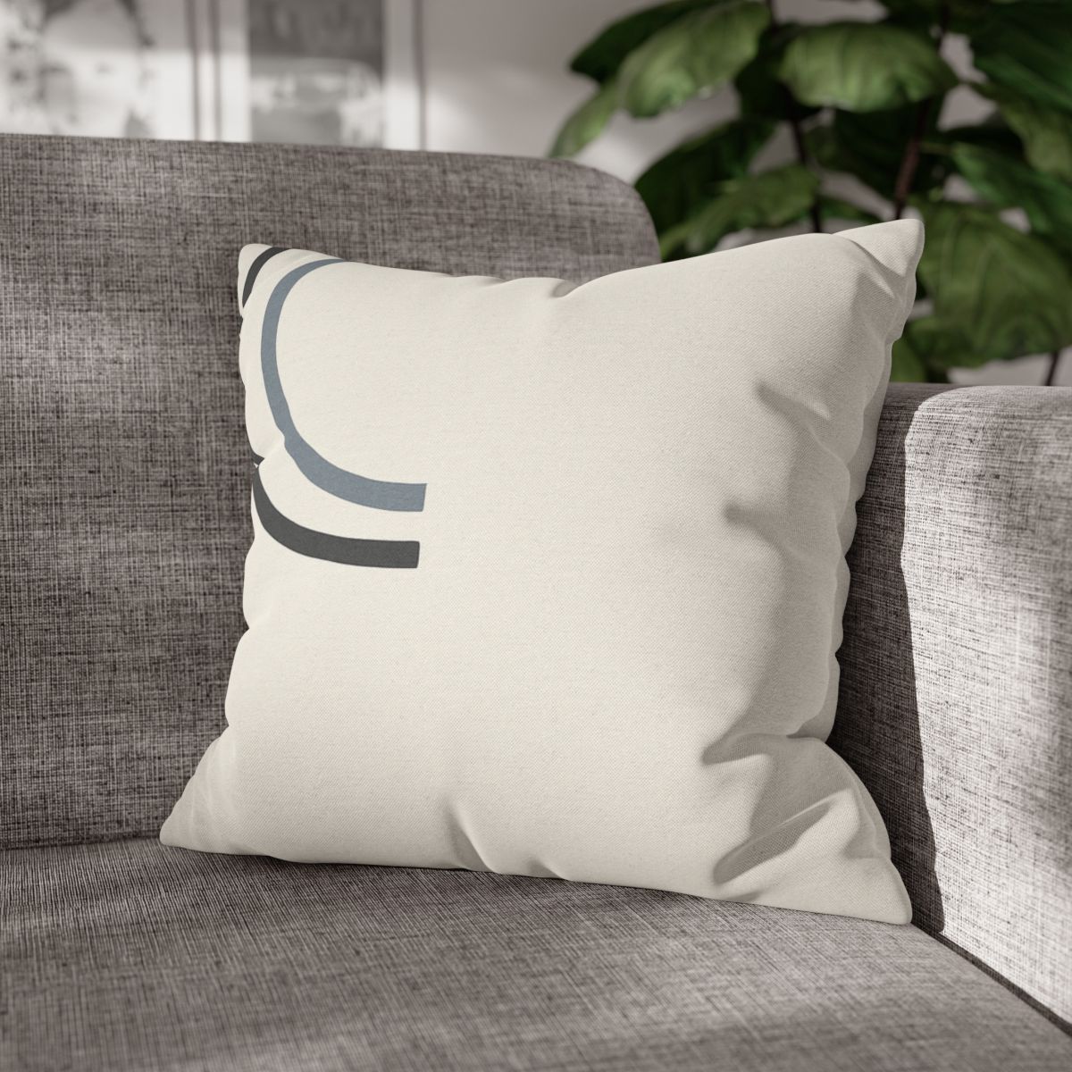 Partial Arc Corner designer print pillow cases