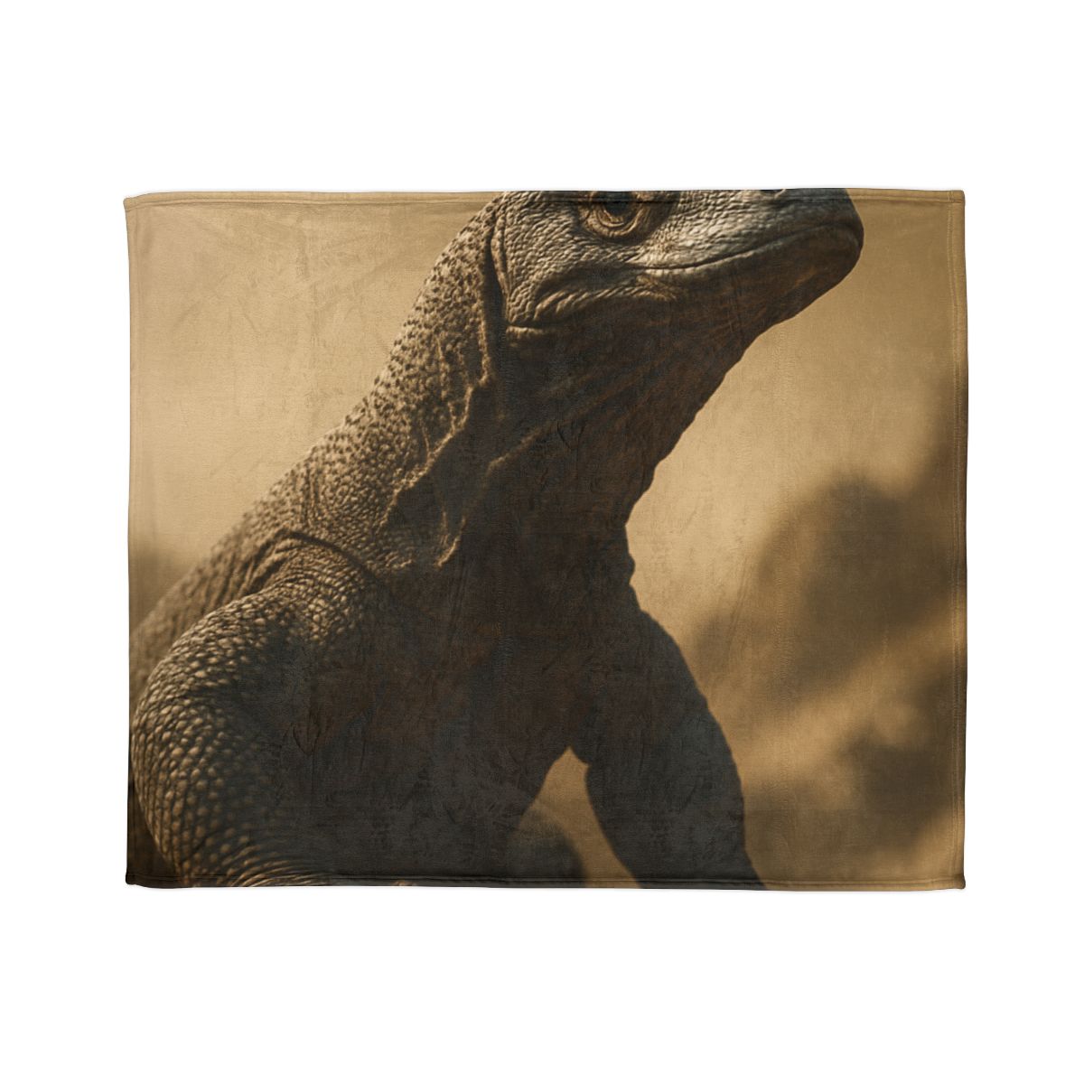 Ancient Sentinel Komodo Dragon designer printed blankets