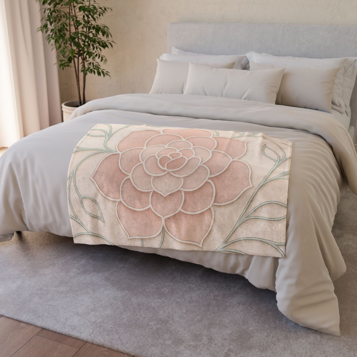Petal Circuit Lace trendy patterned blankets