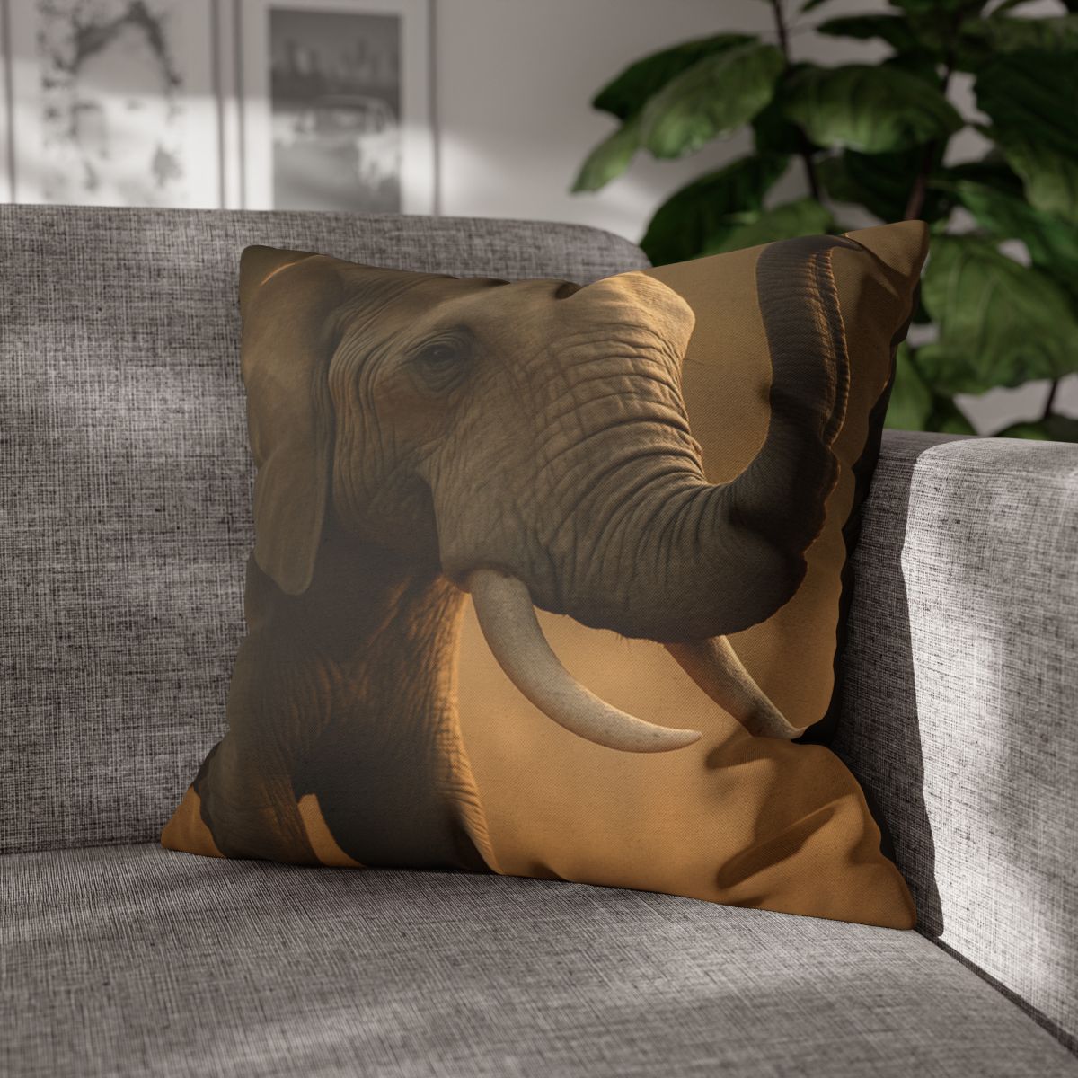 Savannah Sentinel Elephant stylish decorative pillowcases