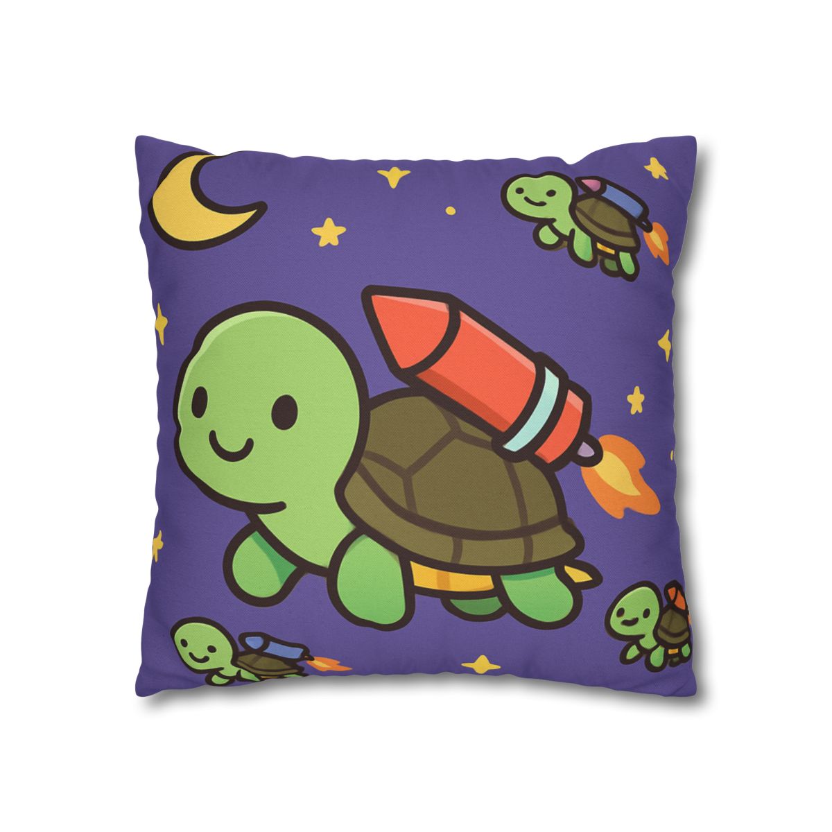 Rocket Powered Turtle Parade custom pillow cases