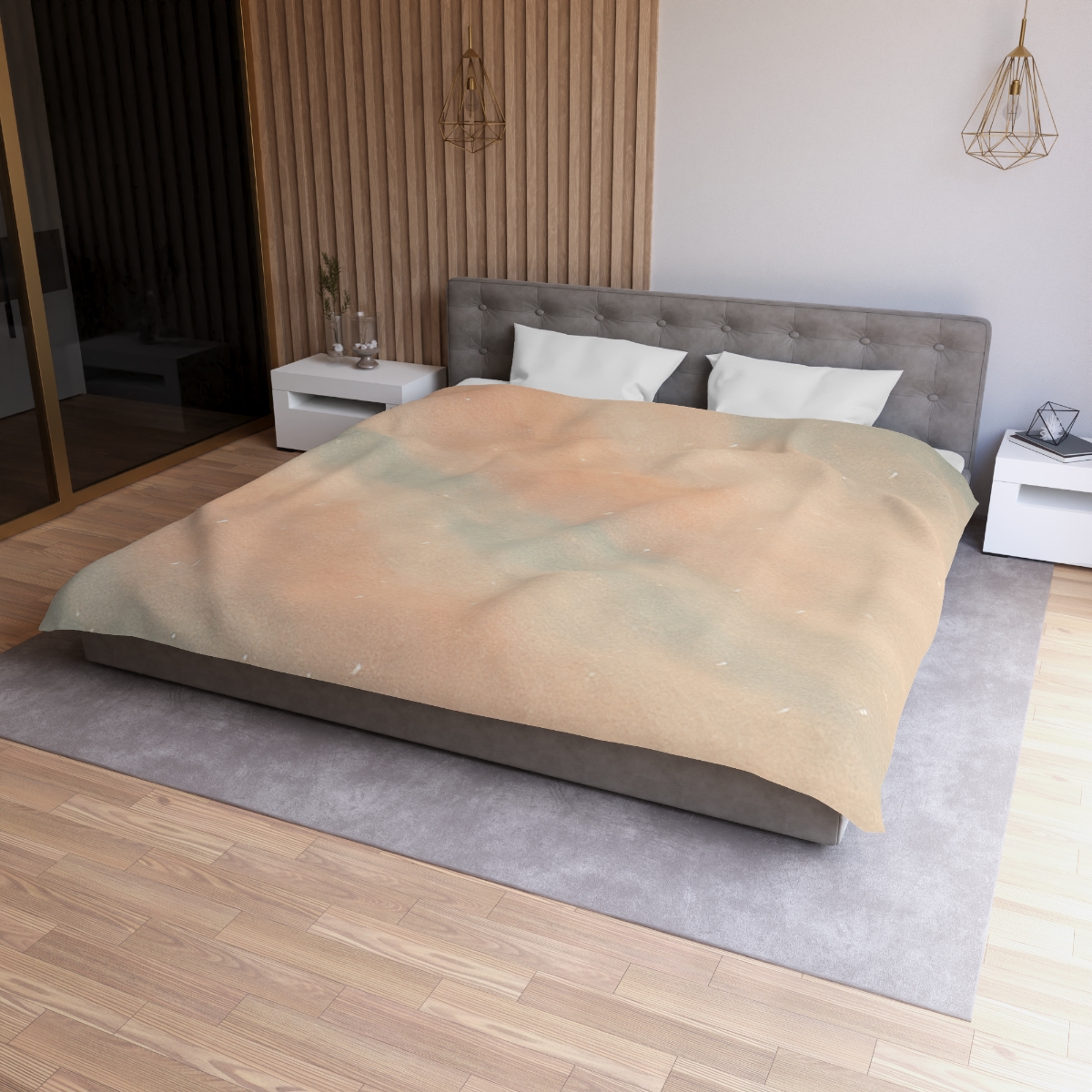 Cosmic Dust Cascade personalized bedding duvets