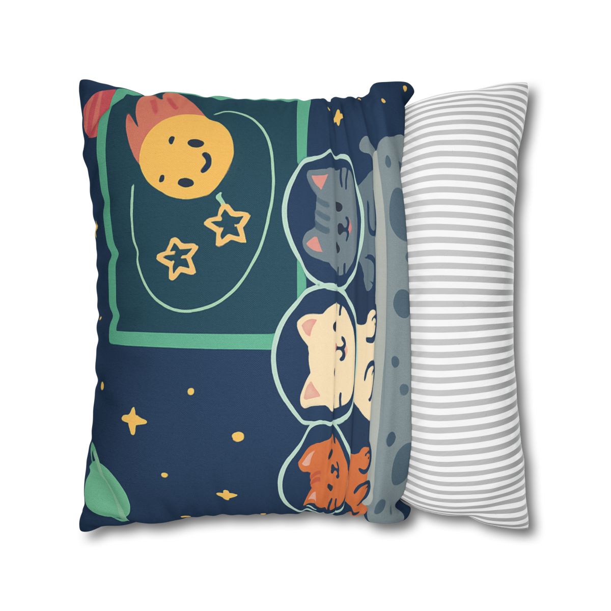 Comet Classroom For Curious Kittens personalized pillow covers