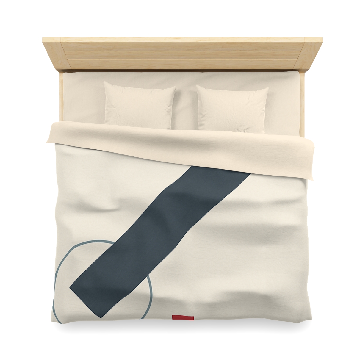 Diagonal Bar With Twin Orbits stylish duvet covers