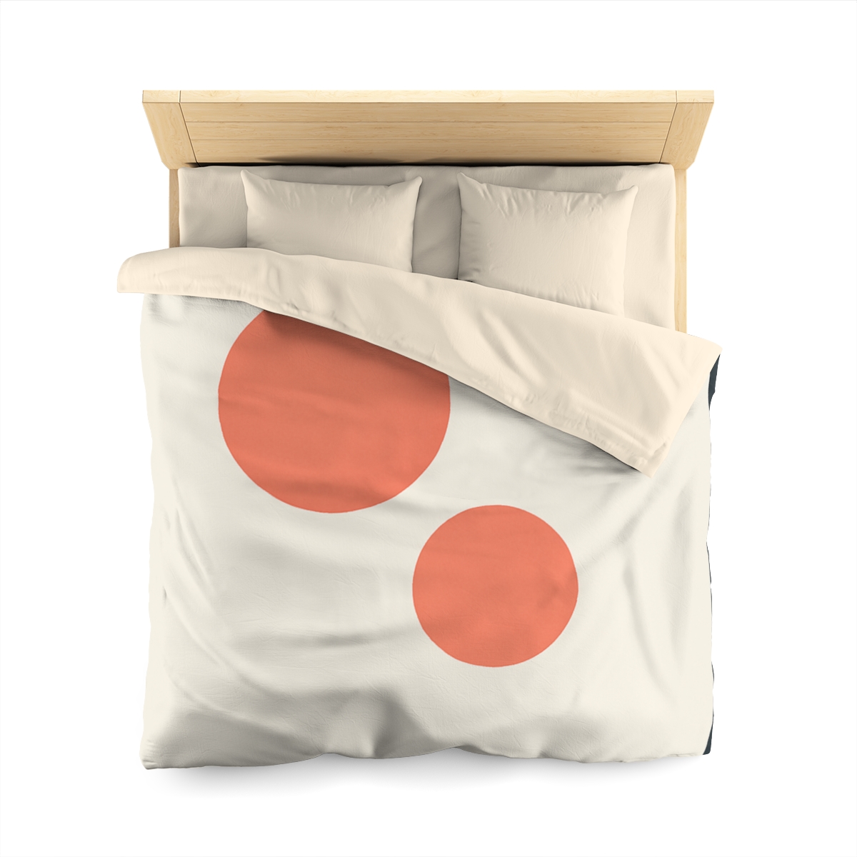 Asymmetric Frame Gap With Two Discs custom duvets