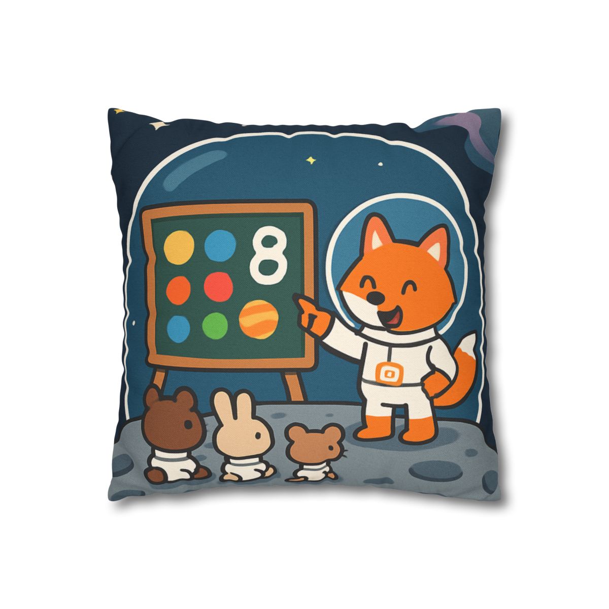 Comet Classroom With Astro Fox comfortable bedding pillow covers