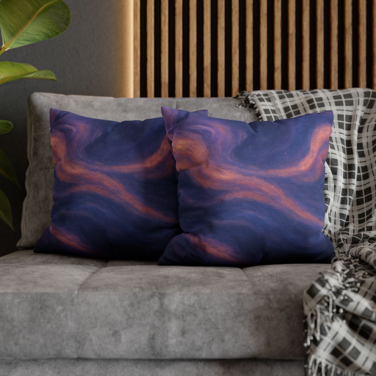 Chromatic Nebula Tapestry comfortable bedding pillow covers