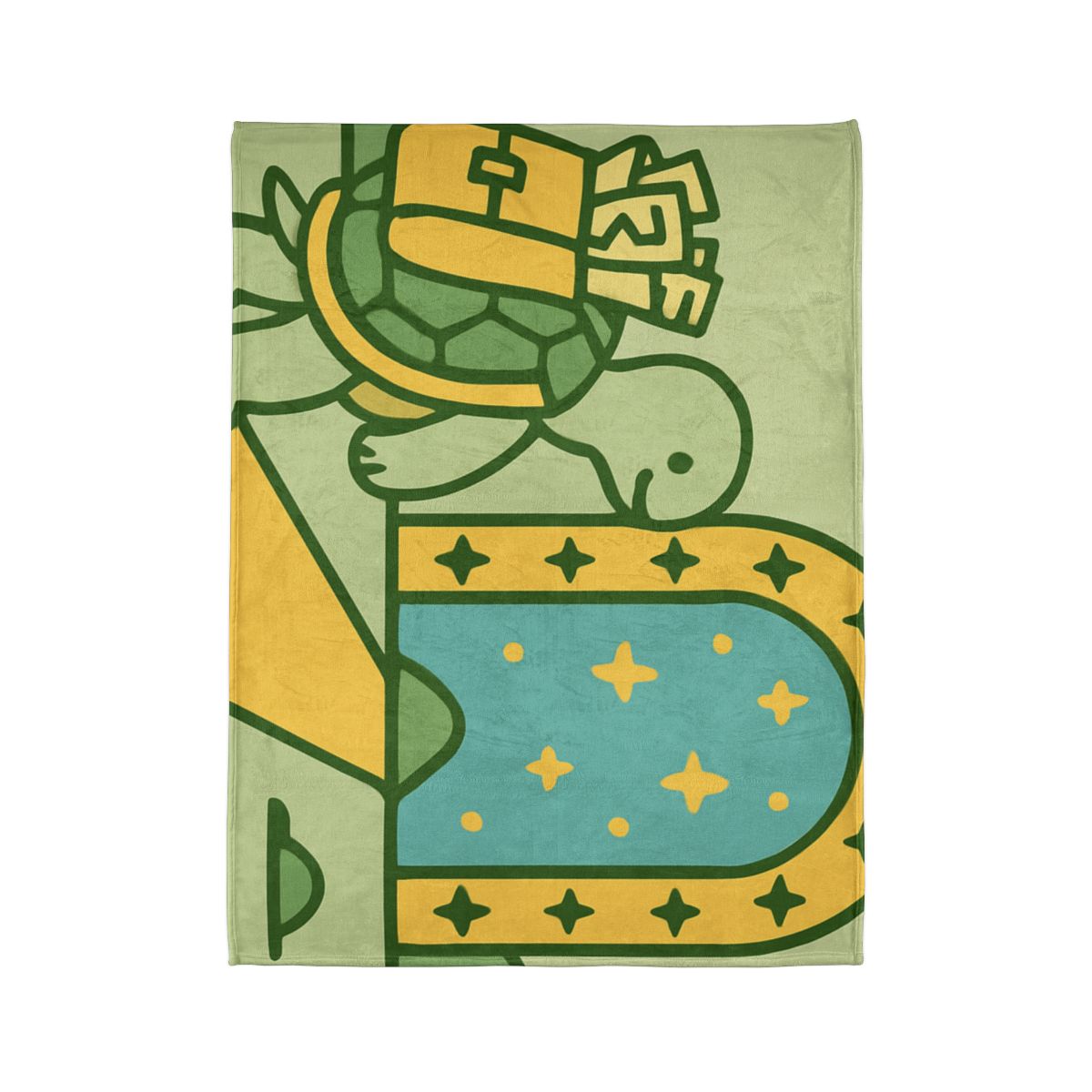 Time-Traveling Tortoise personalized cozy blankets
