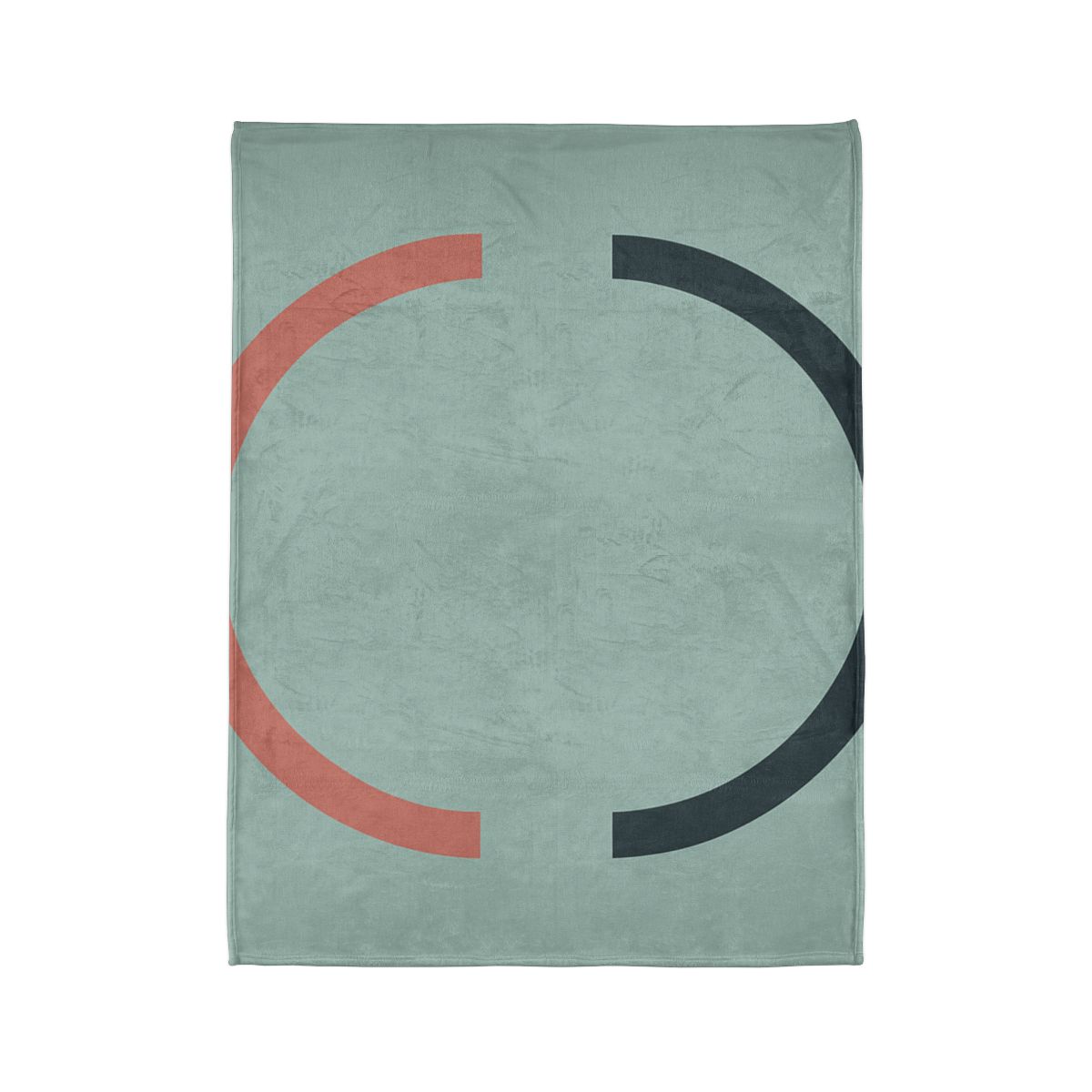 Partial Arc Duo soft fleece blankets