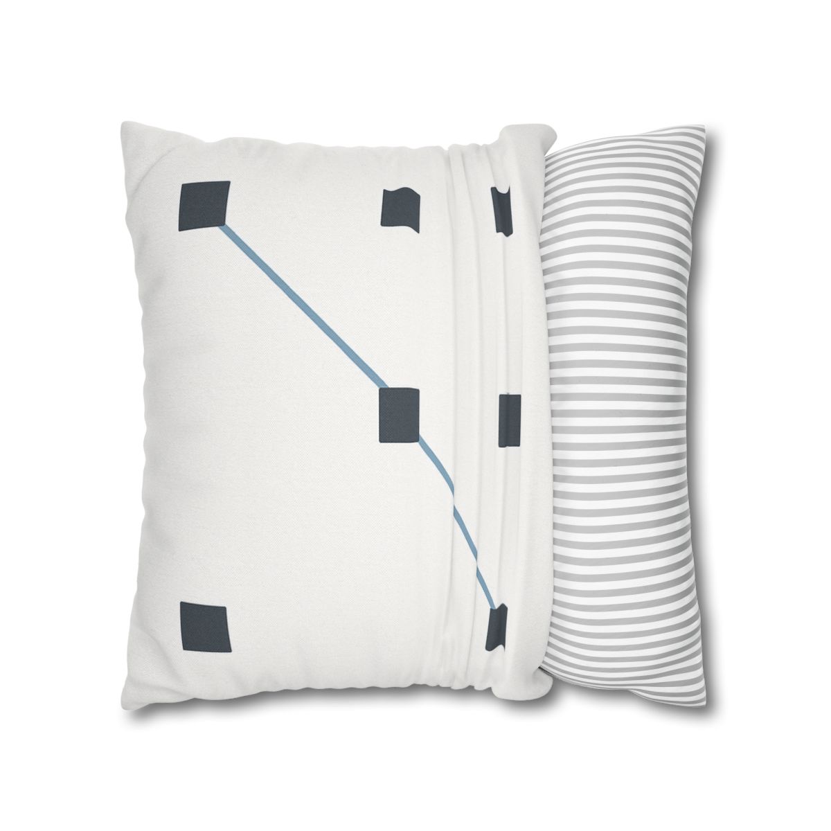 Diagonal Star Path Grid personalized pillow covers