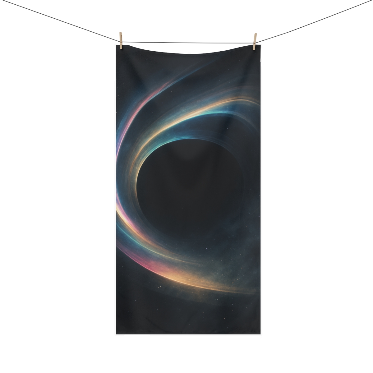 Gravitational Prism Bloom personalized bath towels