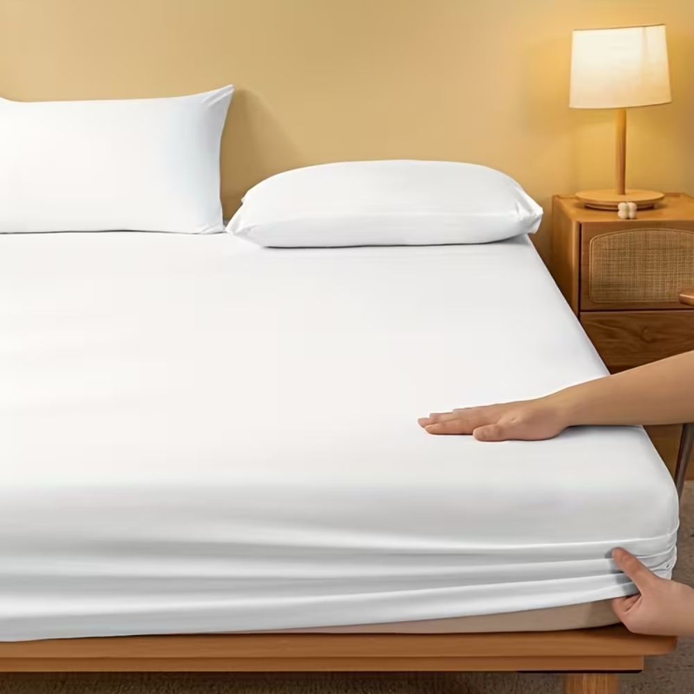 Soft Quilted Fitted Sheet For Bedroom 