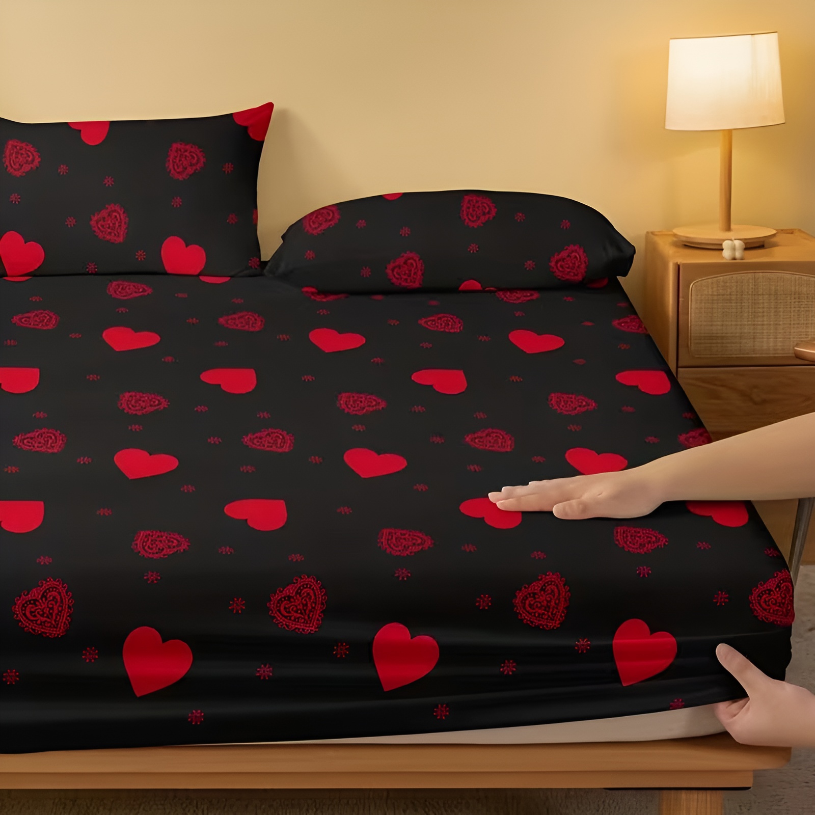 Printed Fitted Comfortable Bed Sheet For Bedroom
