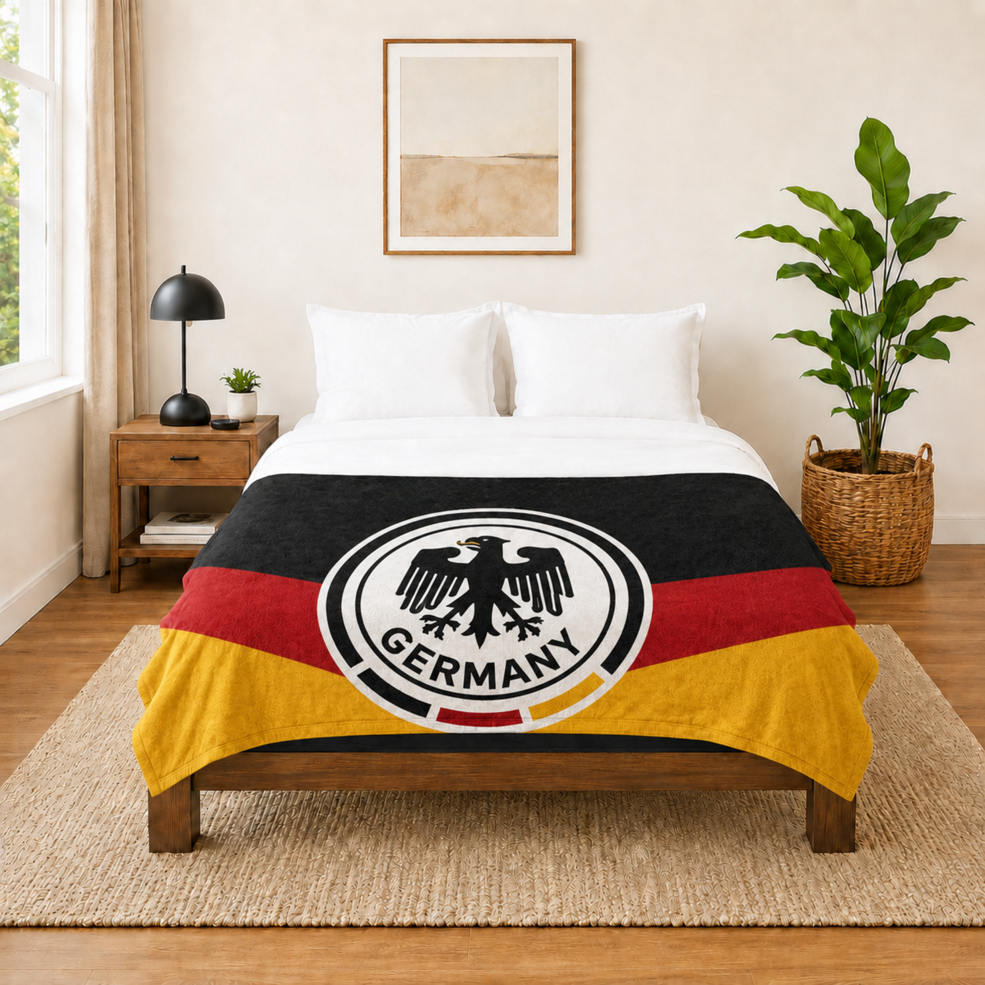 World Cup 2026 Germany Soccer Themed Blanket