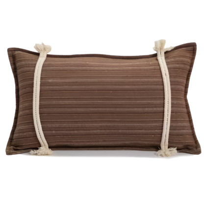 Holiday Woven Plaid Decorative Polyester Square Pillow Cover