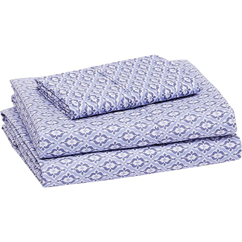 Lightweight Microfiber Printed Bed Sheet Set