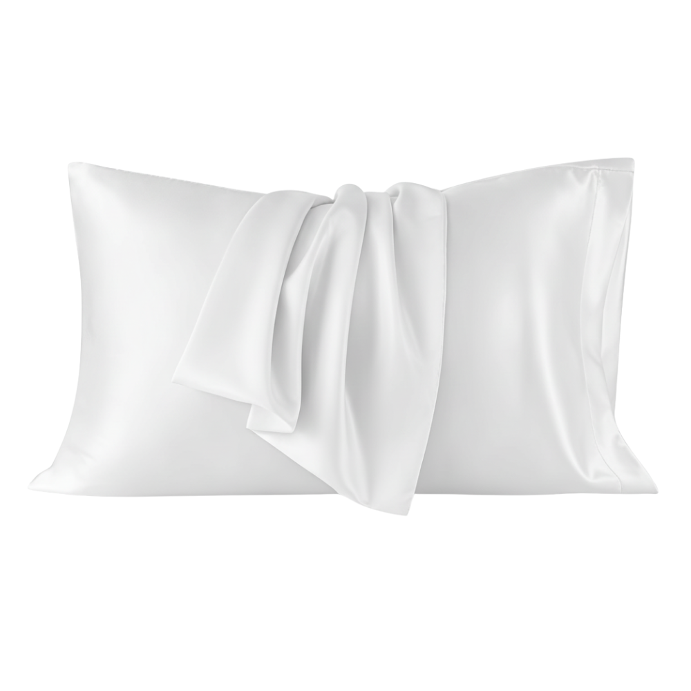 Set Of 2 Satin Queen Size Pillowcase With Cooling Envelope Closure