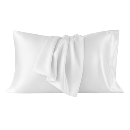 Set Of 2 Satin Queen Size Pillowcase With Cooling Envelope Closure