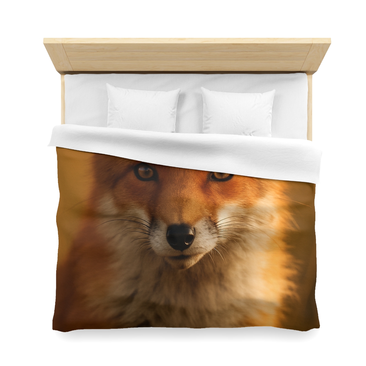Crimson Whisper Red Fox warm winter duvets