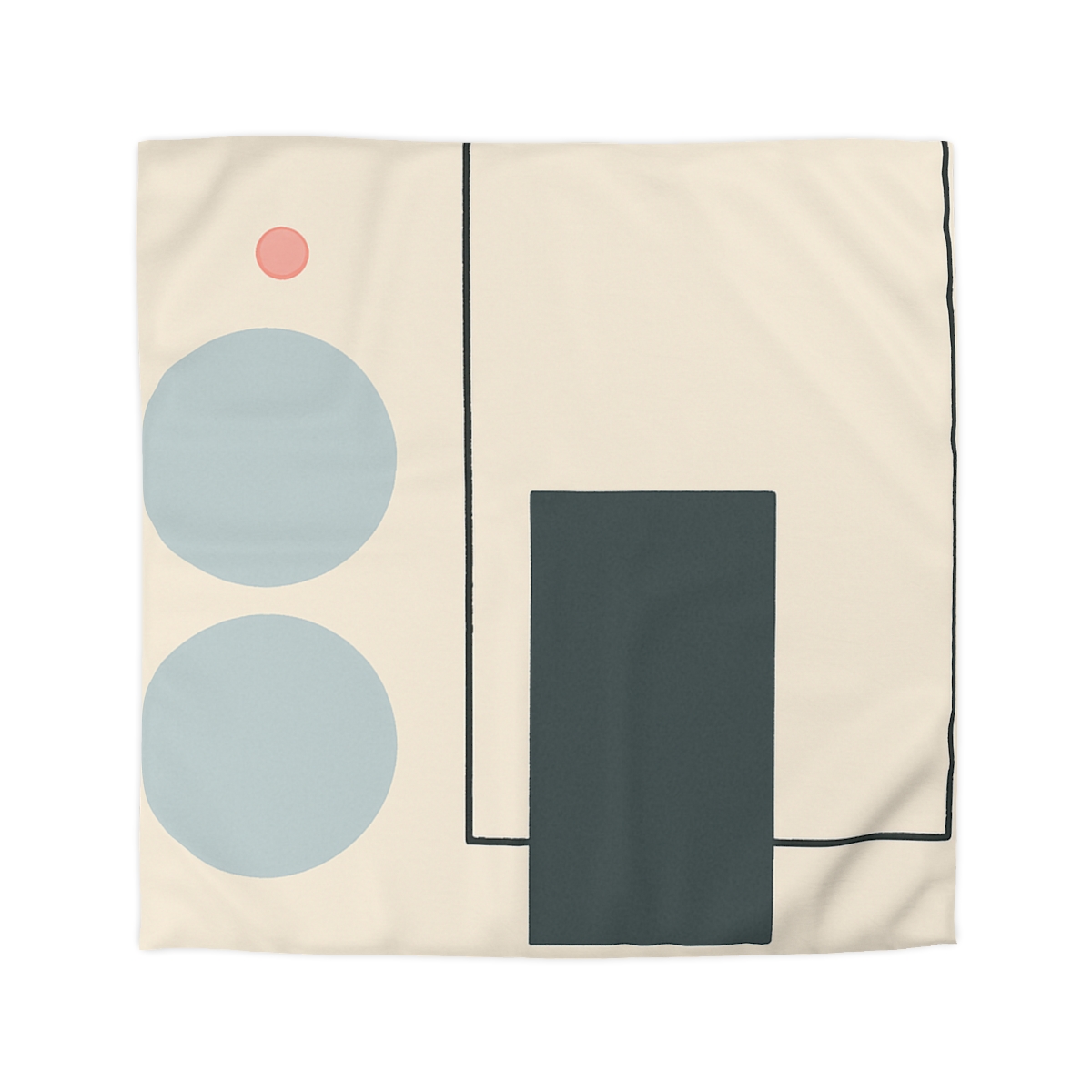 Offset Frame With Two Quiet Discs custom duvets