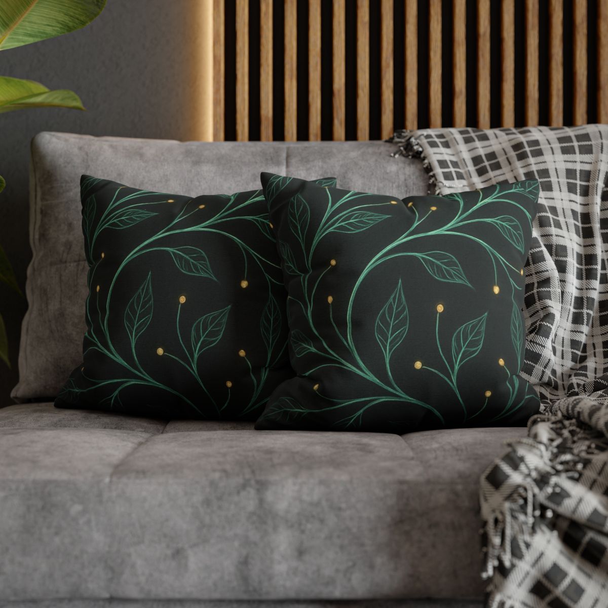 Vine Curl Circuitry custom pillow cases