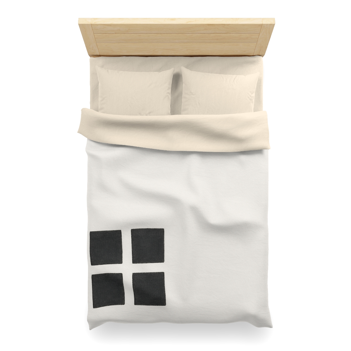 Corner Grid And Wandering Planet designer printed duvets