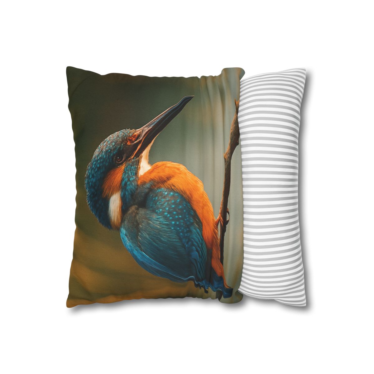 Aurora Splash Common Kingfisher comfortable bedding pillow covers