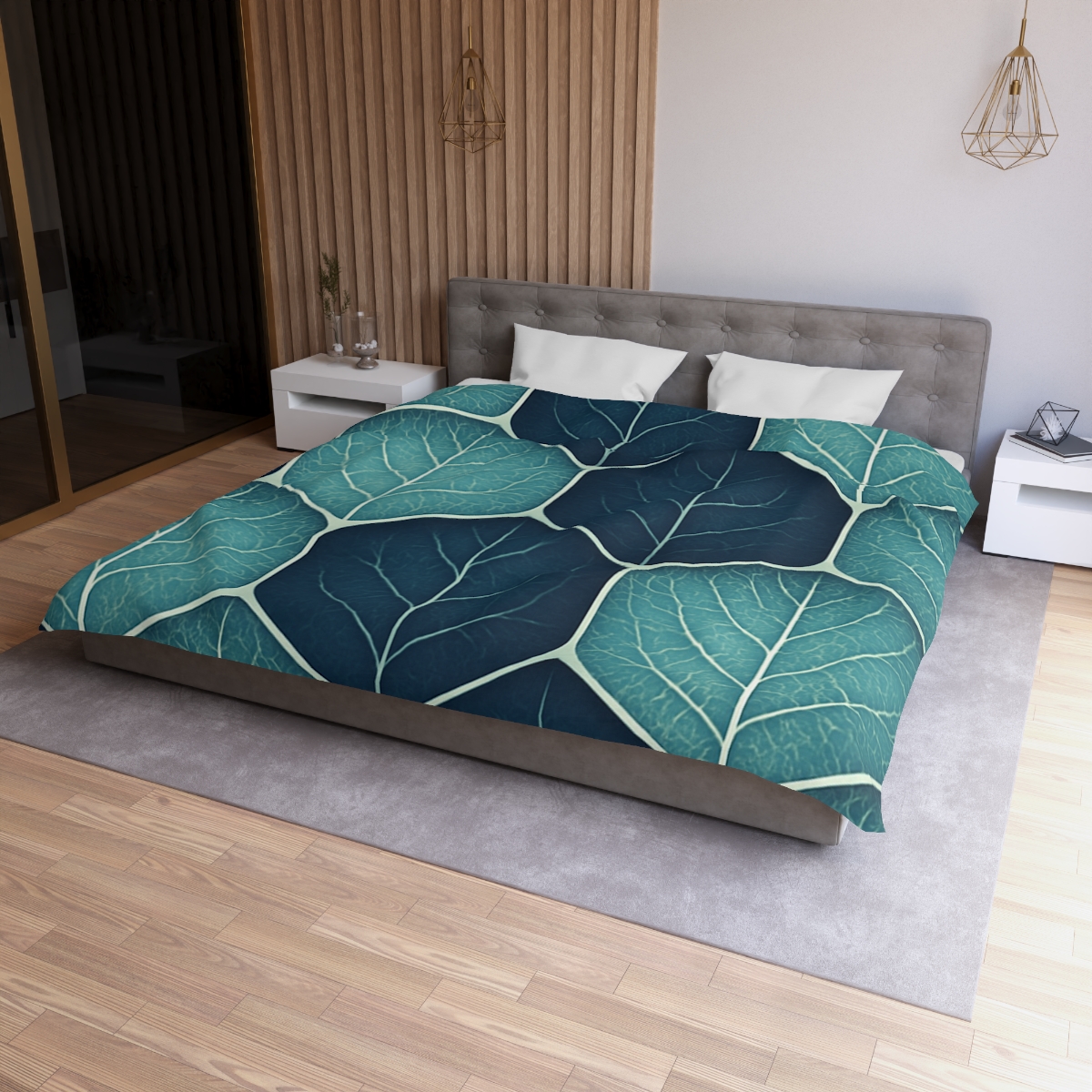 Leaf Lattice Radiance unique patterned duvets