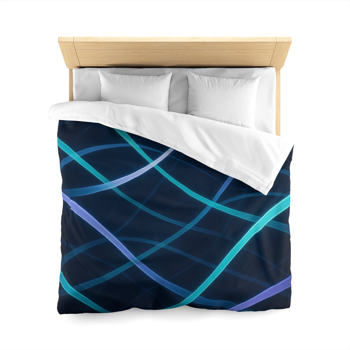 Gravitational Ribbon Lattice custom duvets