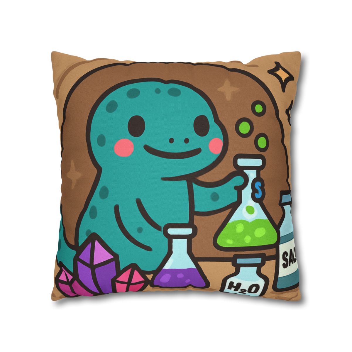 Crystal Cave Salamander Science Lab custom pillow cases