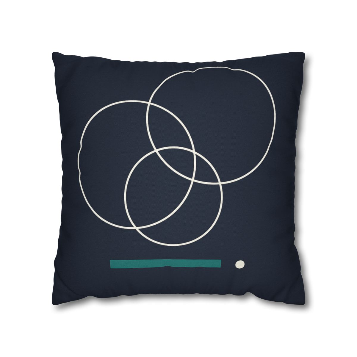 Staggered Rings And Anchored Bar trendy patterned pillow cases