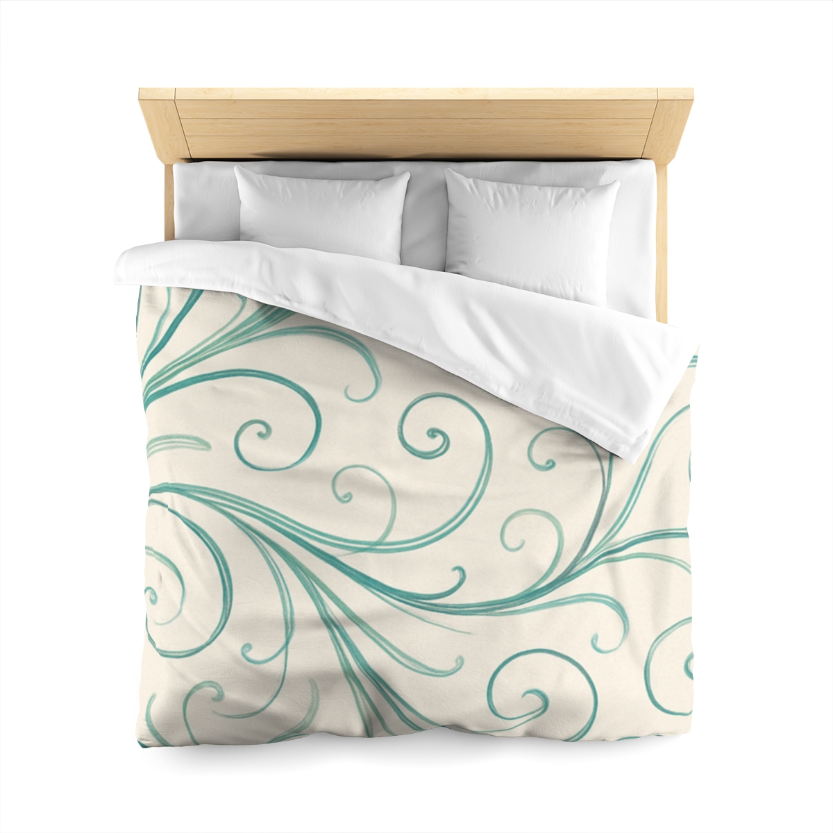 Tendril Wave Filigree personalized bedding duvets