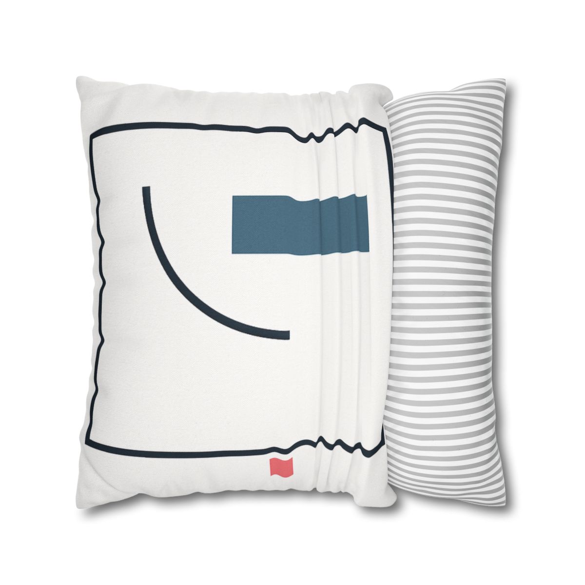 Split Frame With Rising Arc stylish decorative pillowcases