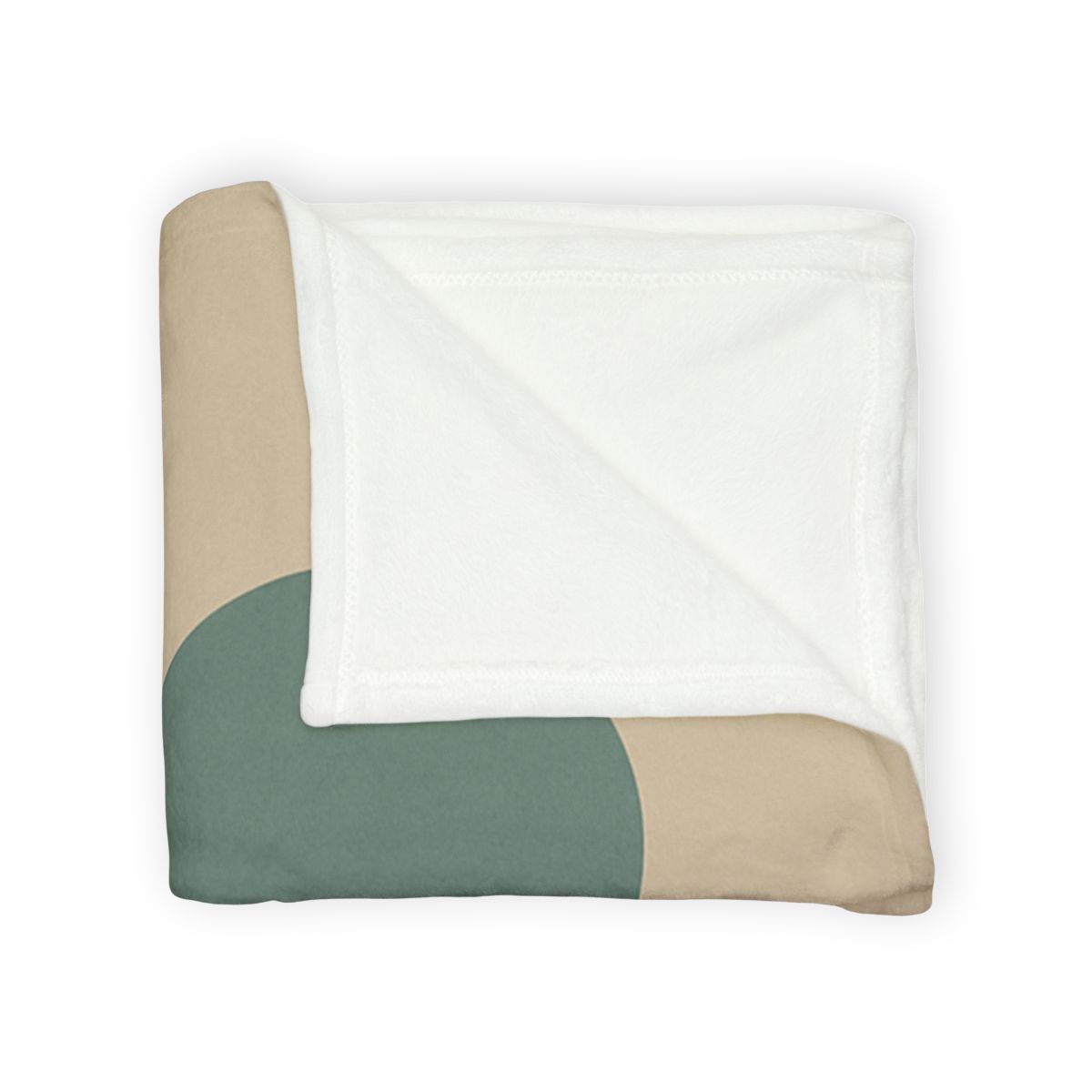 Quiet Triplet Of Offset Circles decorative home blankets