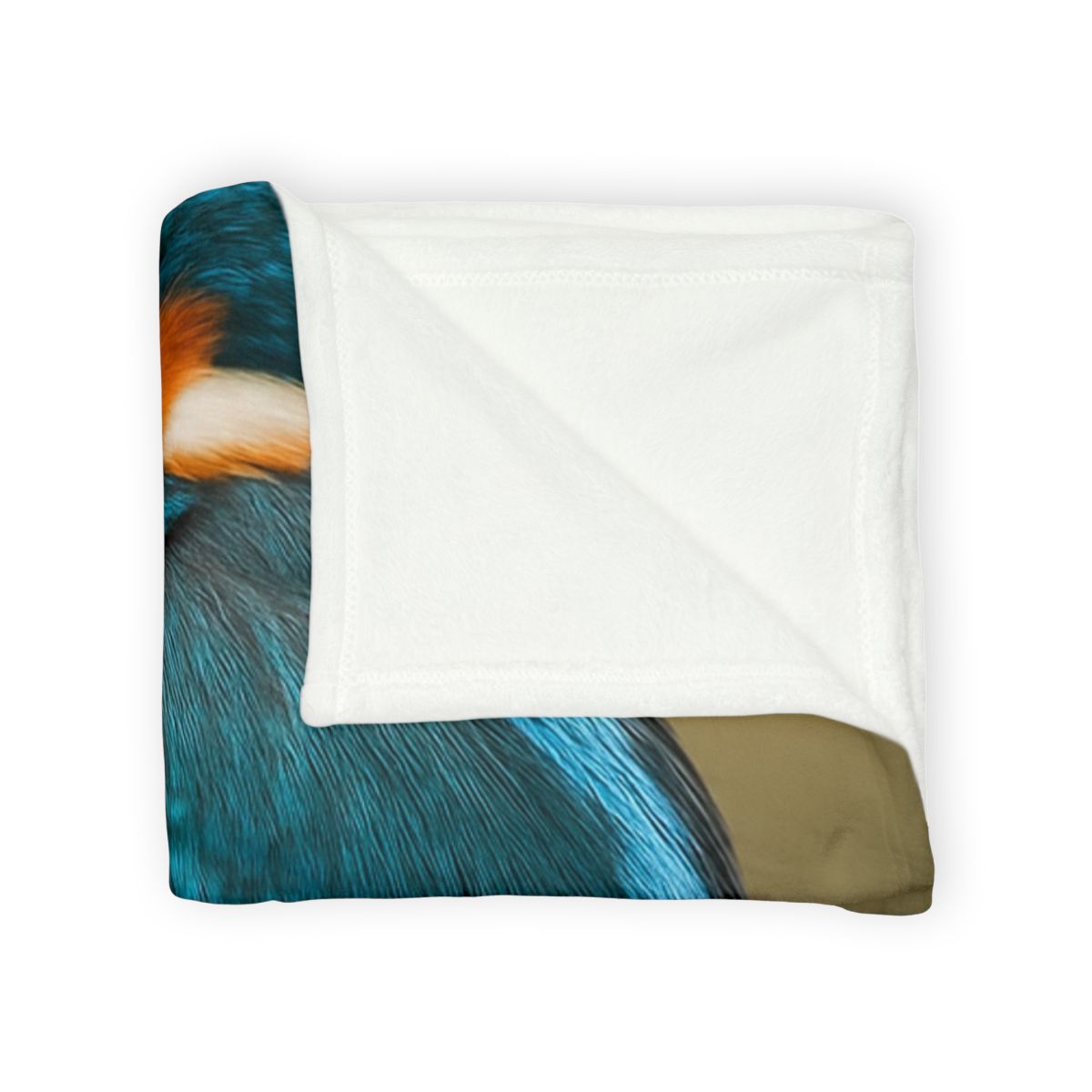 Sapphire Bolt Kingfisher decorative home blankets