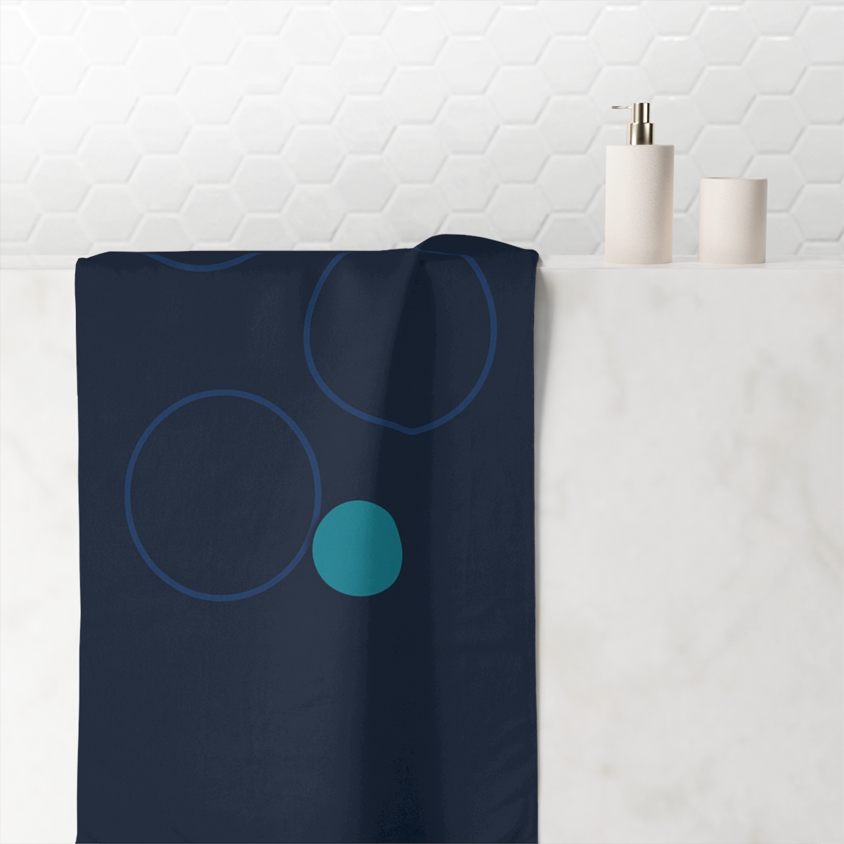 Quiet Orbit Of Four Circles soft cotton towels