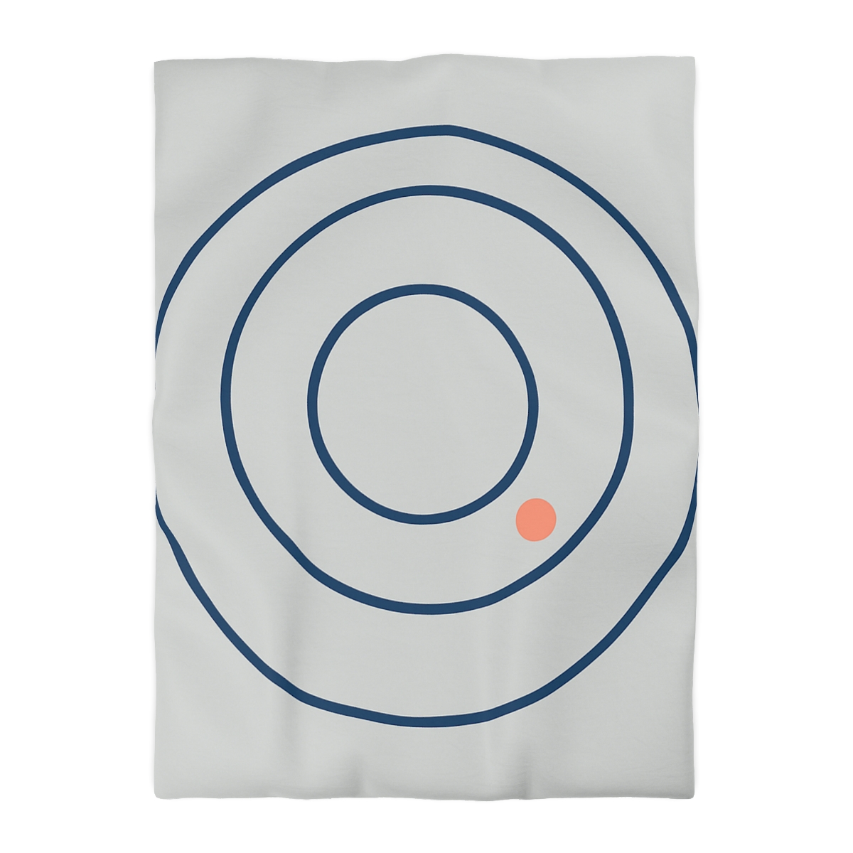 Three Calm Rings With Accent Dot personalized bedding duvets
