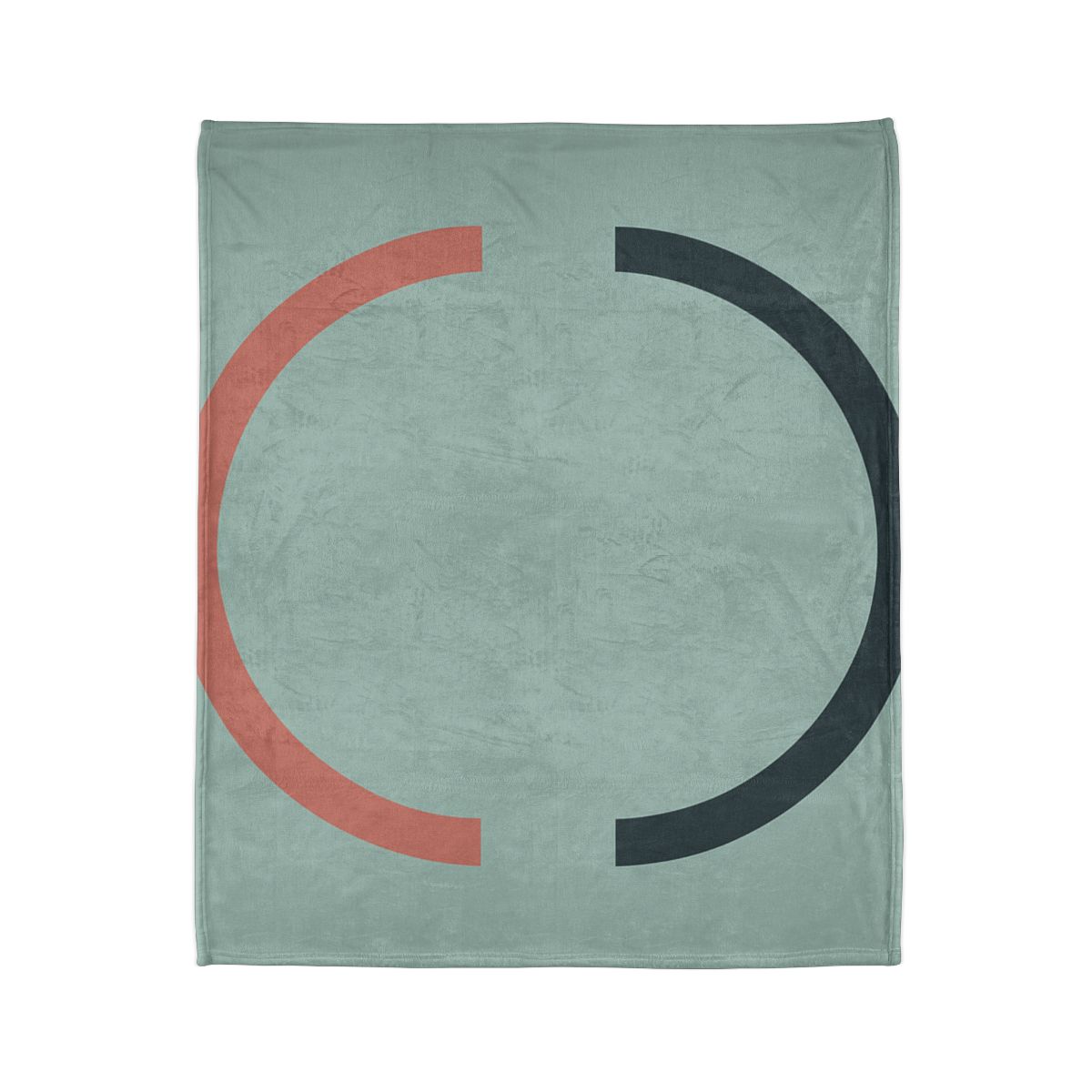 Partial Arc Duo soft fleece blankets