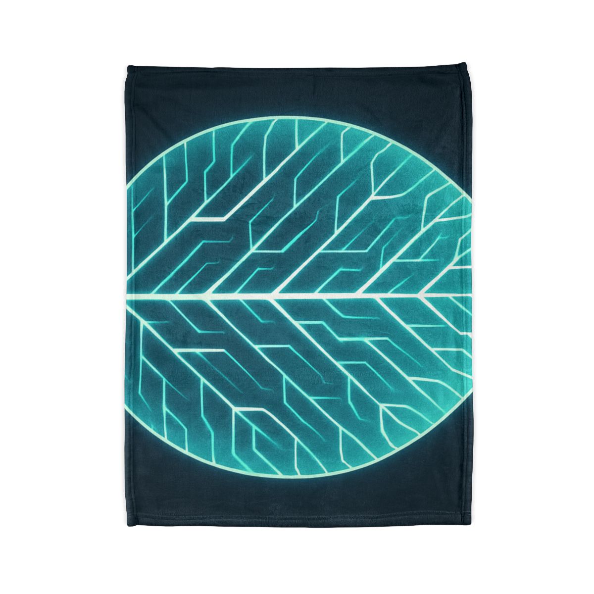 Galactic Leaf Vein Circuit unique gift blankets