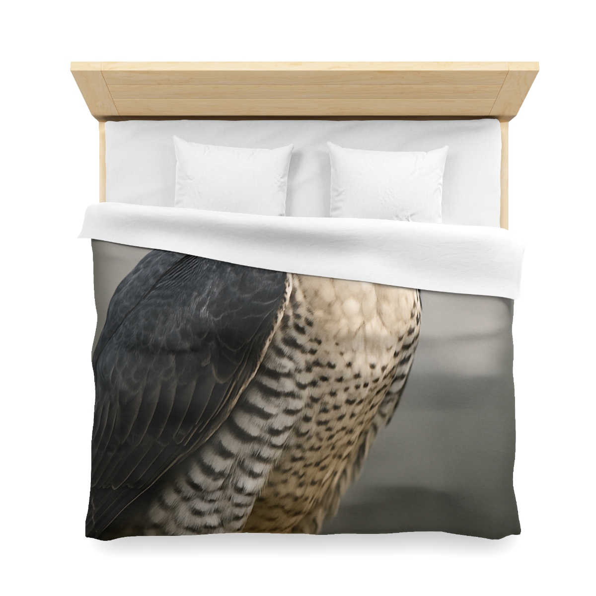 Starlit Vigil Peregrine Falcon personalized bedding duvets