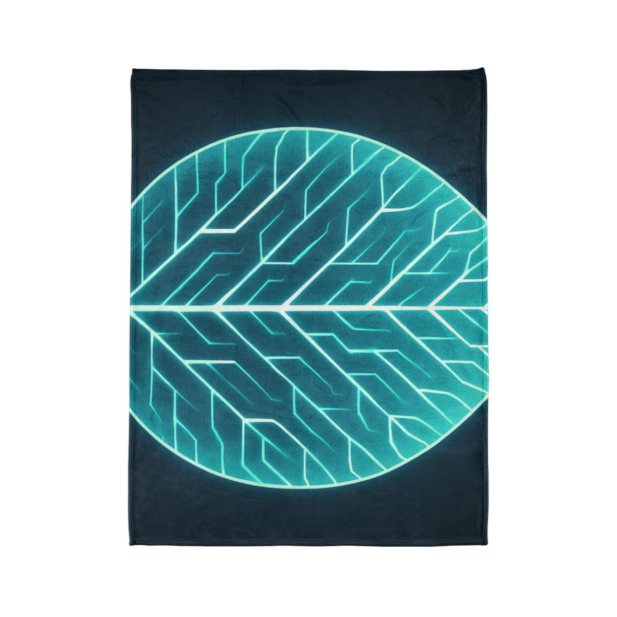 Galactic Leaf Vein Circuit unique gift blankets
