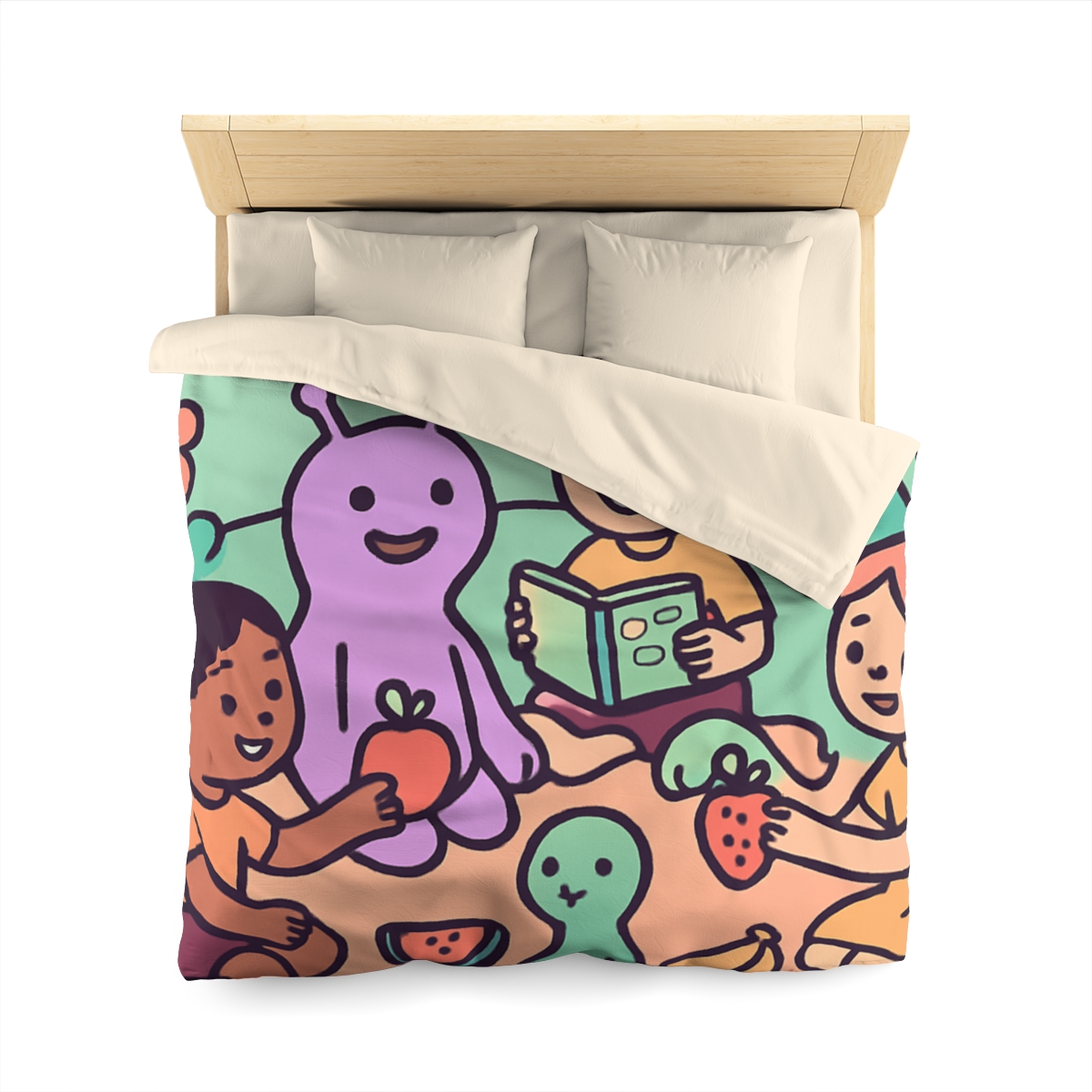 Galactic Garden Picnic trendy bedroom duvets