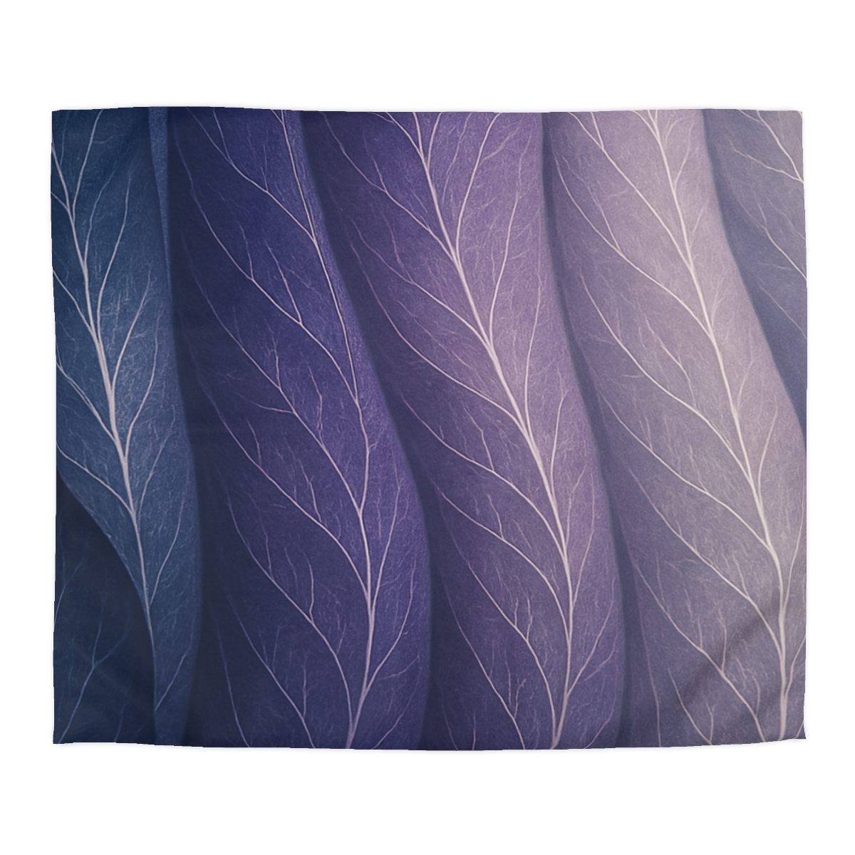 Leaf Vein Aurora Drapery custom duvets